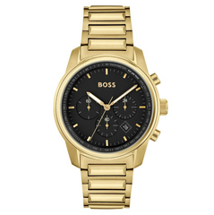 Hugo Boss Chronograph Herrenuhr in Gold - HB1514006