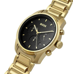 Hugo Boss Chronograph Herrenuhr in Gold - HB1514006