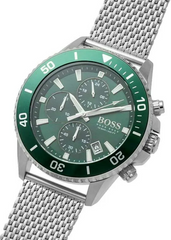Hugo Boss Herrenuhr Chronograph Grün - HB1513905
