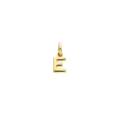 Gelbgold Buchstaben Anhänger - 18 Karat Gold - 750 - E