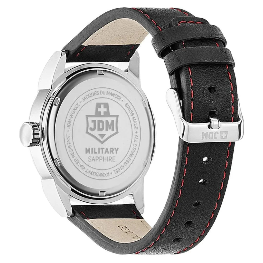 Jacques Du Manoir Military Foxtrot 45 MM Herrenuhr - JDM-WG013-01