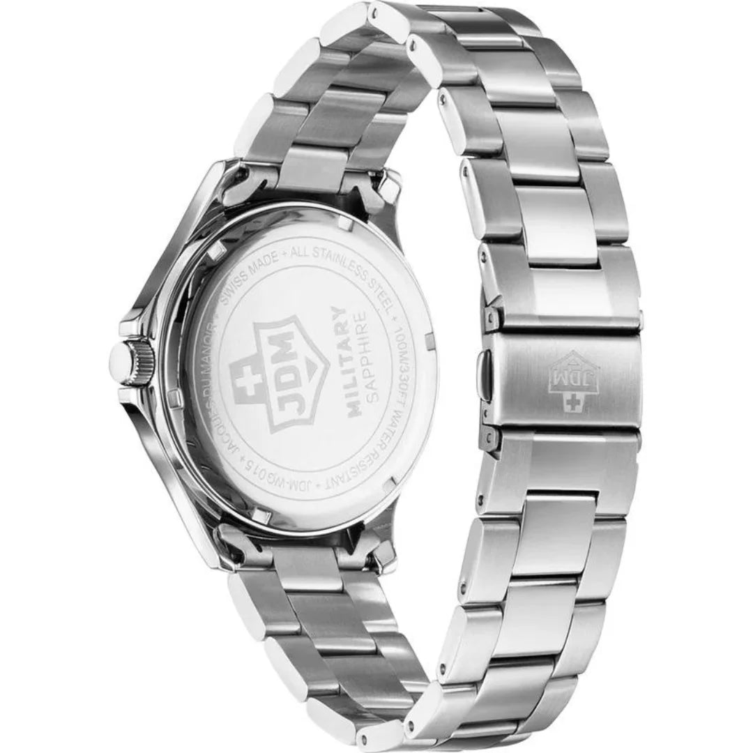 Jacques Du Manoir Military Alpha III 42 MM Herrenuhr - JDM-WG015-01