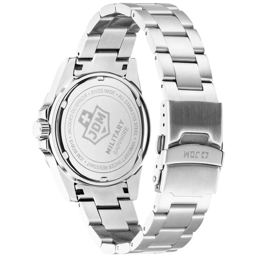 Jacques Du Manoir Military Delta 24, 45 MM Herrenuhr - JDM-WG018-02
