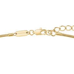 Rosefield Halskette Striped Crystals Gold
