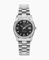 Montre à quartz romaine pour femme Inspiration Jacques Du Manoir - JWL01308