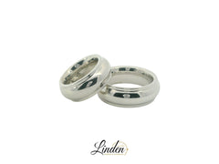 Partnerringe Silber 925 rhodiniert - LS-806/8