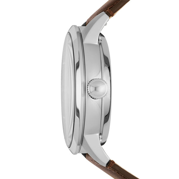 Fossil Townsman Automatik 44mm Herrenuhr aus Lederband - ME3110