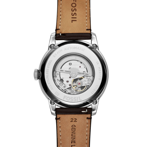 Fossil Townsman Automatik 44mm Herrenuhr aus Lederband - ME3110