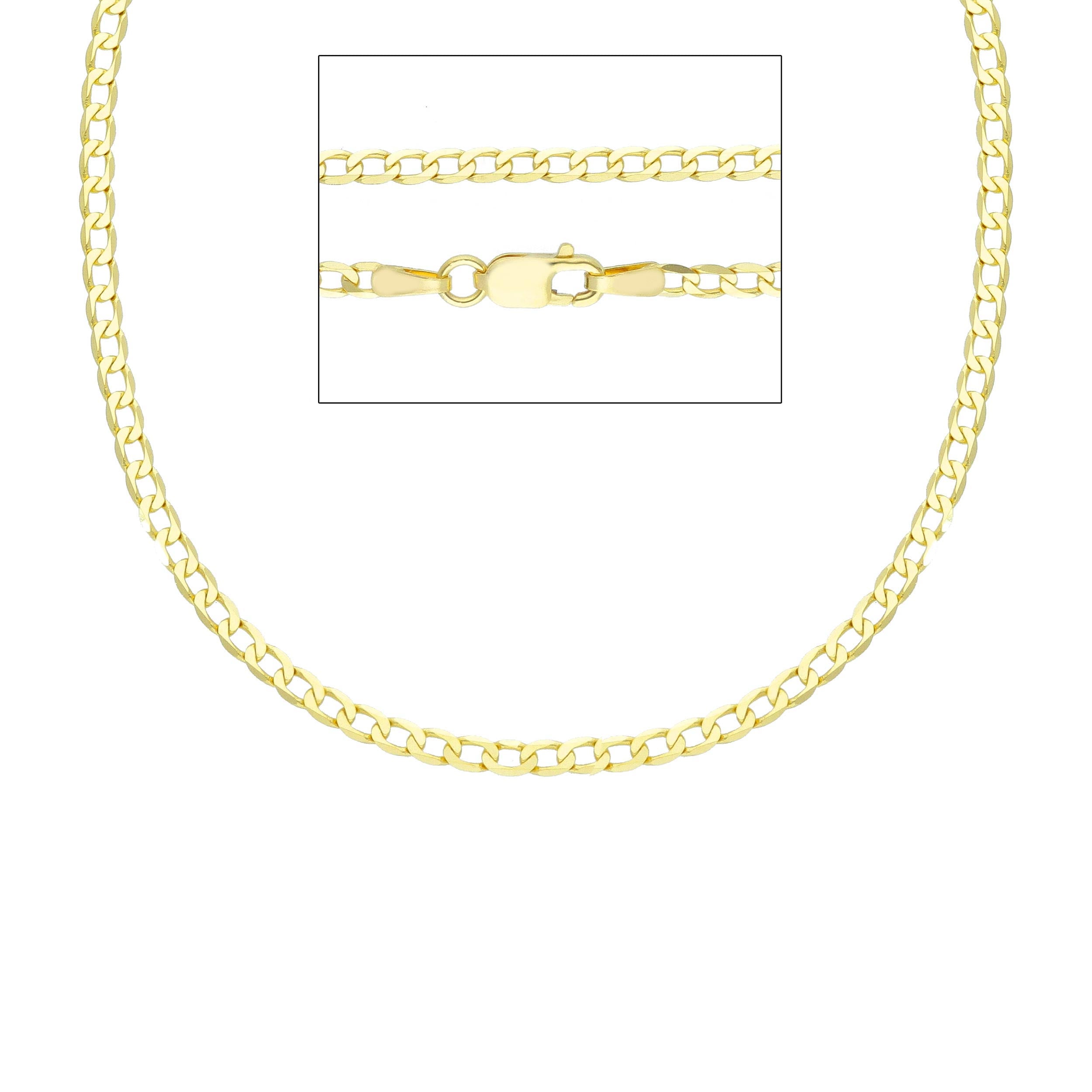 Herren Halskette aus 18 Karat Gelbgold - MGI060GG