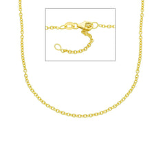 18 Karat Gold Halskette - 750 Gelbgold, Massiv & Elegant - MRB045GG