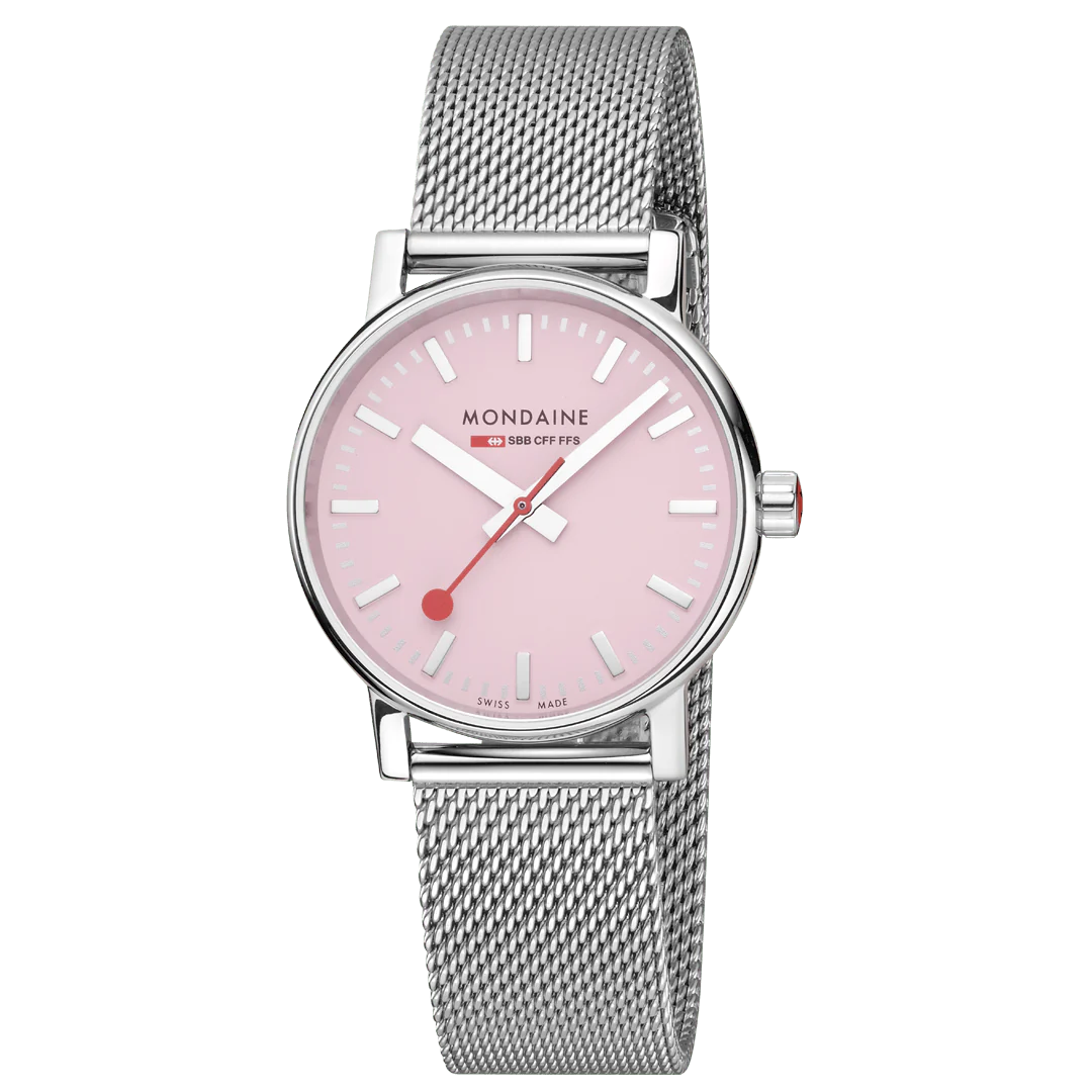 Mondaine EVO2 Damenuhr aus Edelstahl - MSE.35130.SM