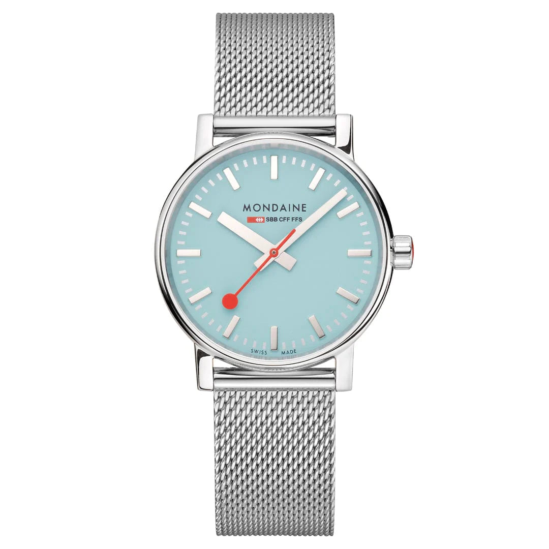 Mondaine EVO2 Damenuhr aus Edelstahl - MSE.35140.SM