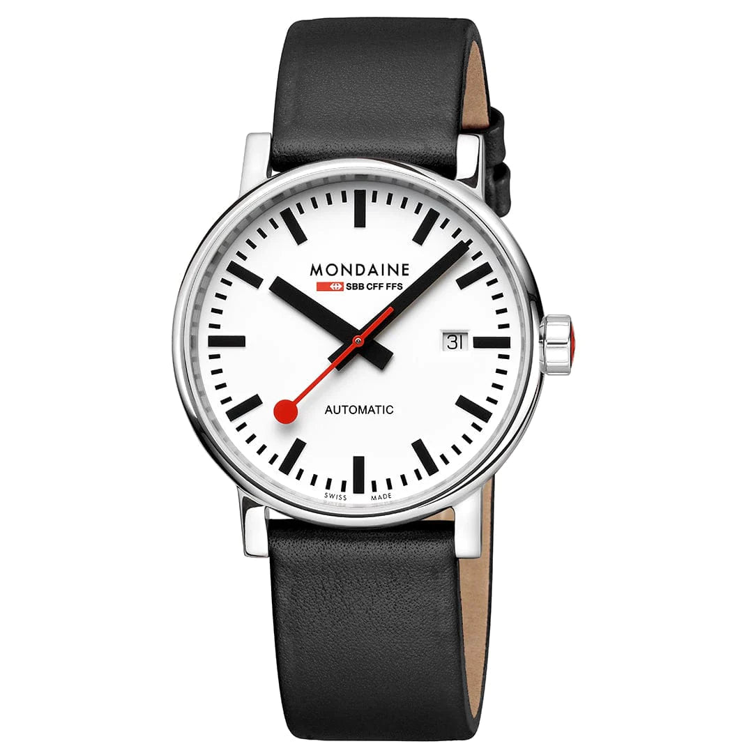 Mondaine EVO2 Automatik Herrenuhr aus Leder, 40 MM - MSE.40610.LBV