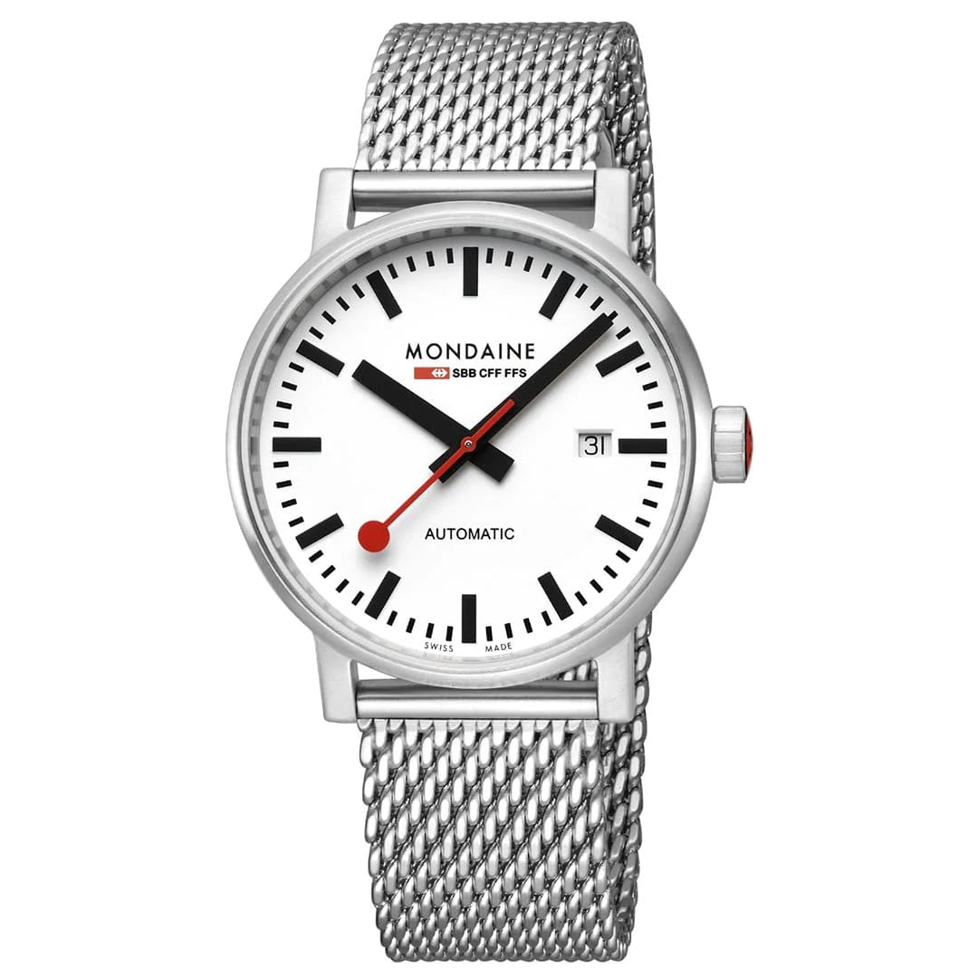 Mondaine EVO2 Herrenuhr aus Edelstahl, 40 MM - MSE.40610.SM