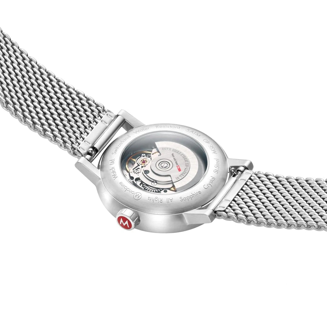 Mondaine EVO2 Herrenuhr aus Edelstahl, 40 MM - MSE.40610.SM