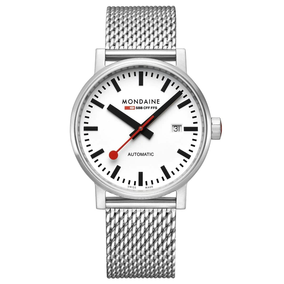 Mondaine EVO2 Herrenuhr aus Edelstahl, 40 MM - MSE.40610.SM