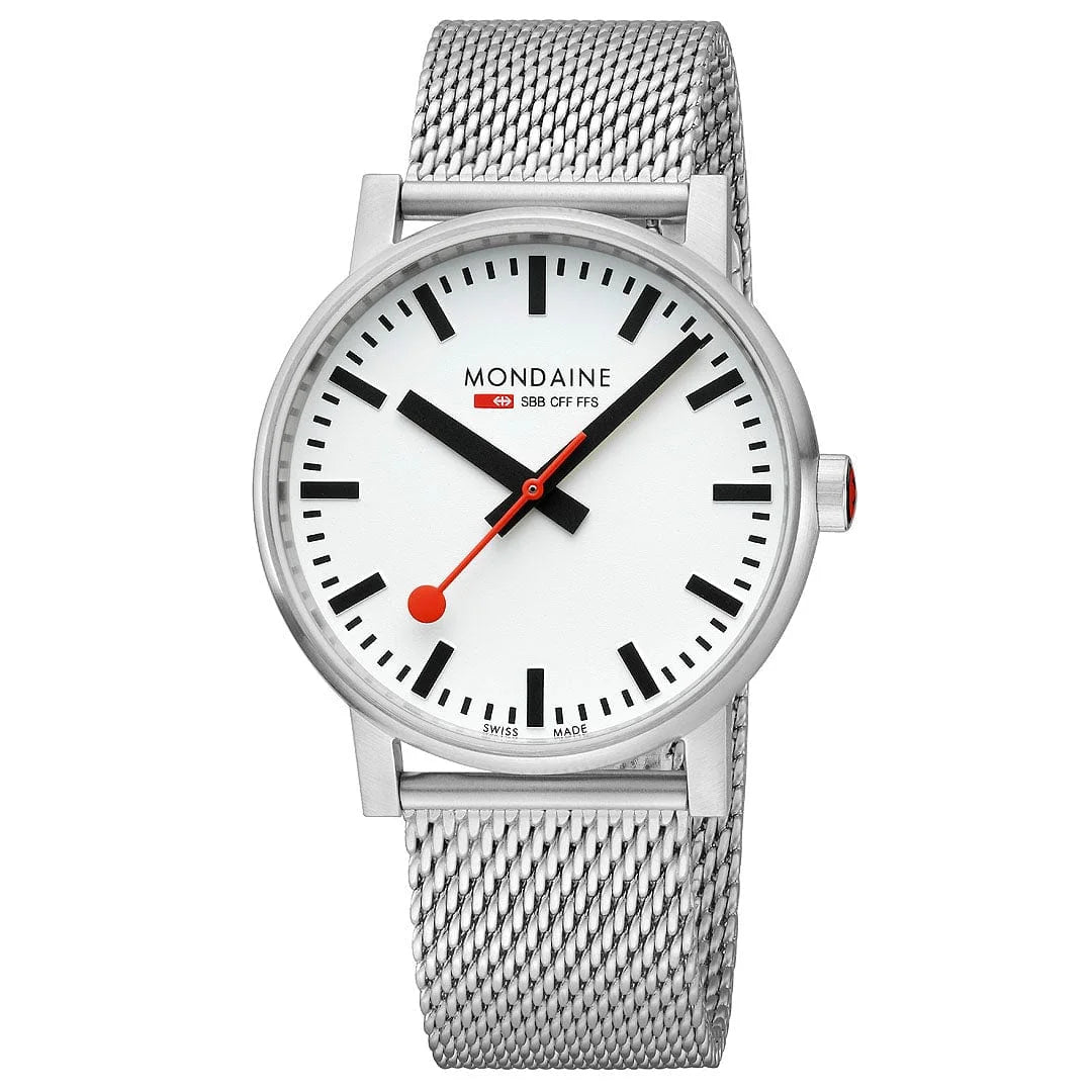 Mondaine EVO2 Herrenuhr aus Edelstahl, 43 MM - MSE.43110.SJ