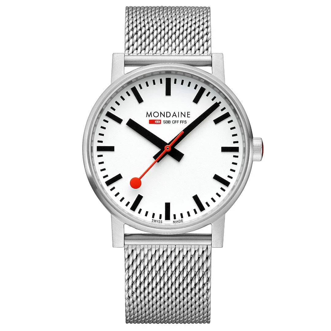 Mondaine EVO2 Herrenuhr aus Edelstahl, 43 MM - MSE.43110.SJ
