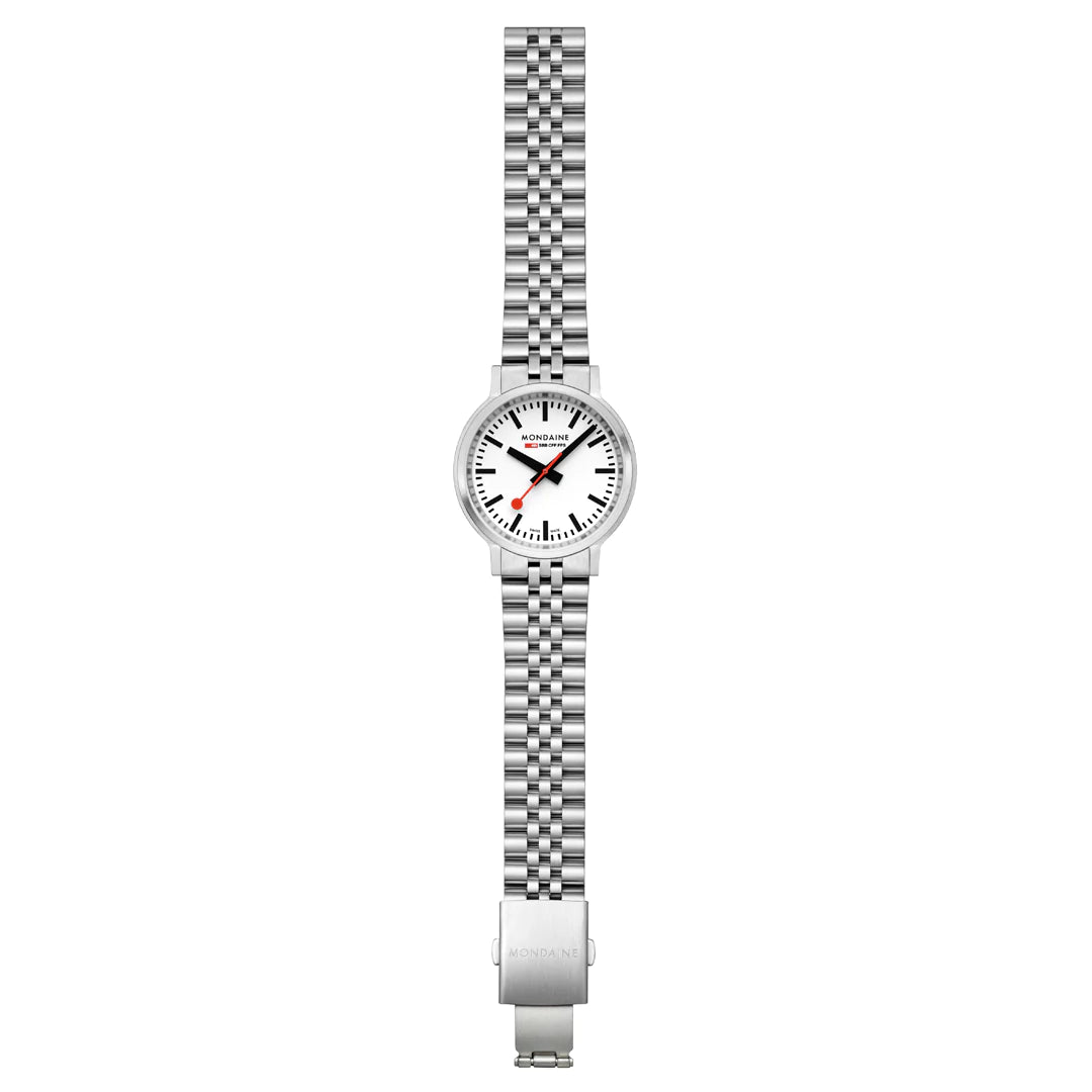 Mondaine Stop2Go Herrenuhr aus Edelstahl, 41 MM - MST.4101B.SJ.2SE