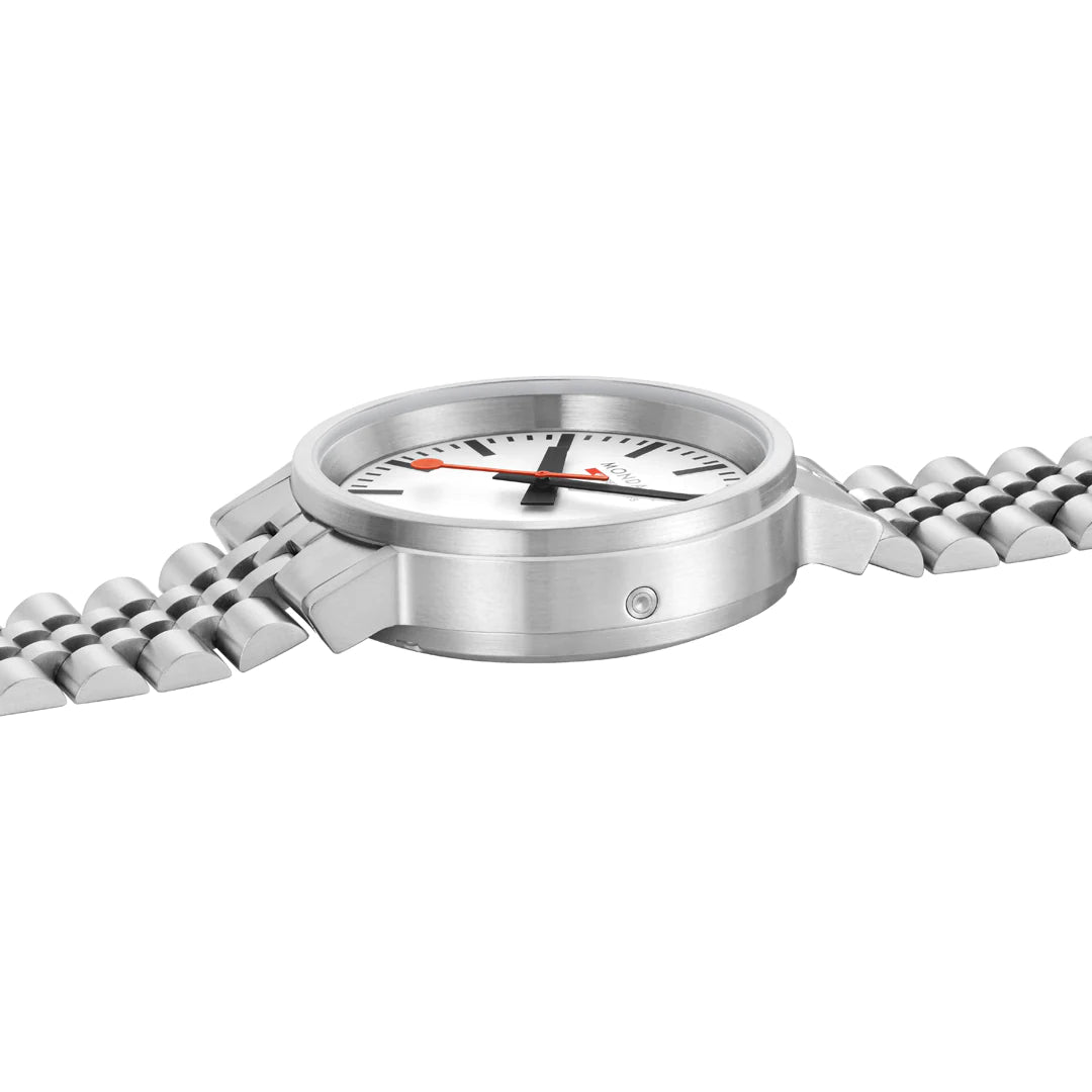 Mondaine Stop2Go Herrenuhr aus Edelstahl, 41 MM - MST.4101B.SJ.2SE