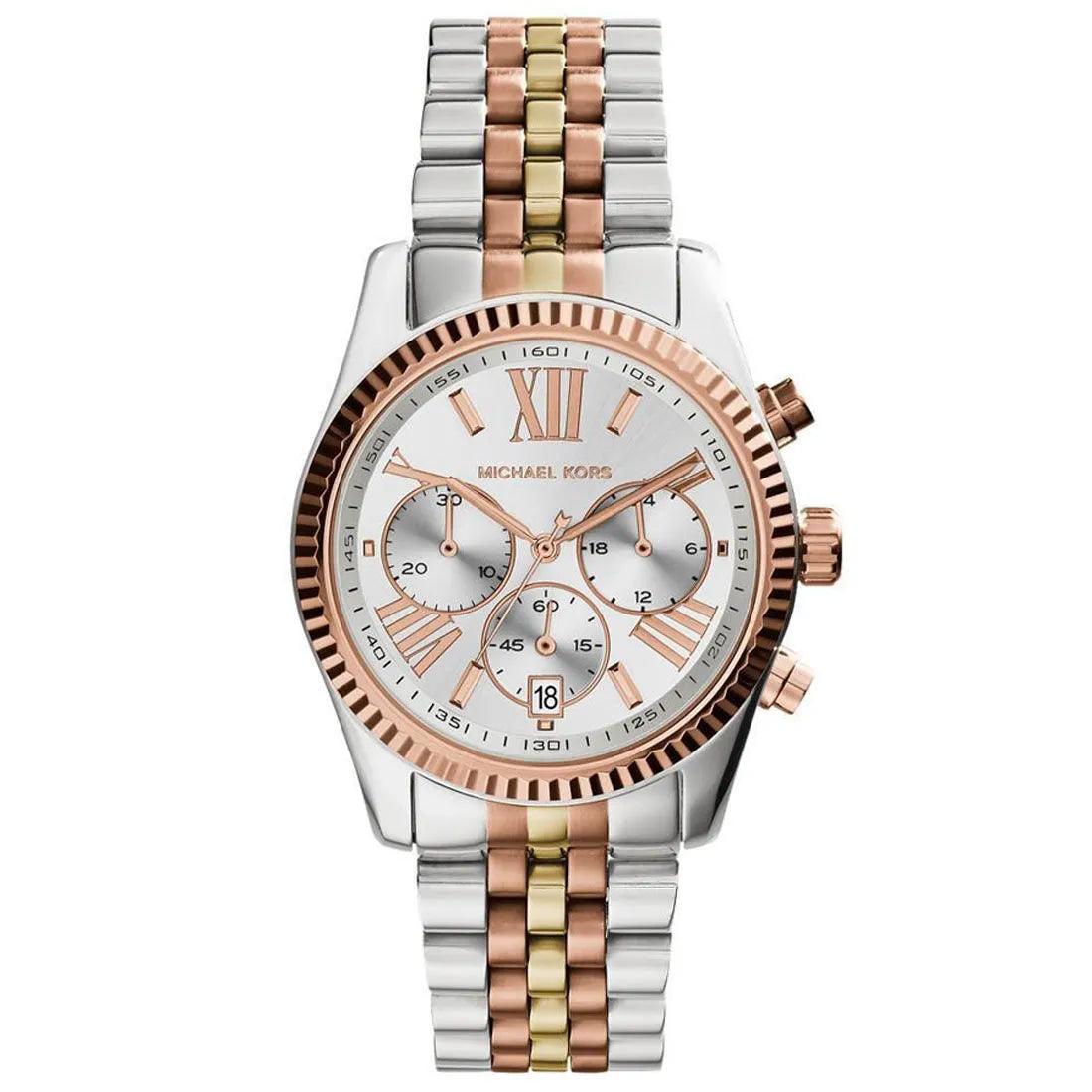 Michael Kors Damenuhr aus Tricolor Edelstahl - MK5735