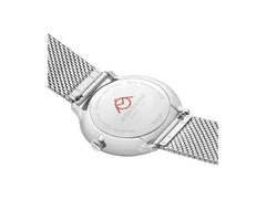 Mondaine Doppio Silver Ø 41 Herrenuhr - MLE.41210.SM