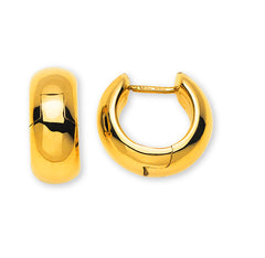 Kreolen Gelbgold 750 D: 17 mm B: 7 mm bombiert mit Scharnier