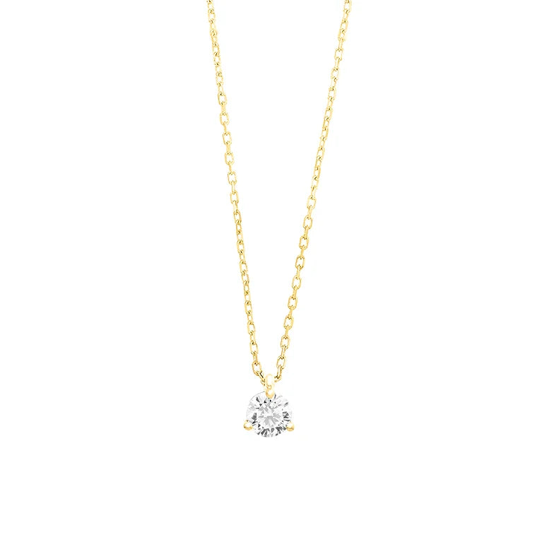 Facet Classic Express Eye Clean Gold Halskette