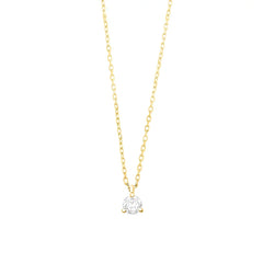 Facet Classic Express Eye Clean Gold Halskette