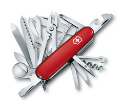 Couteau de poche Victorinox Swiss Champ en rouge avec gravure gratuite - 1.6795 