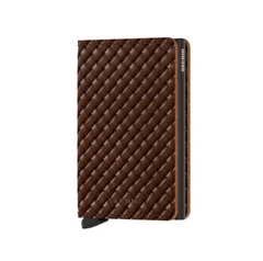 Portefeuille Slimwallet Secrid Marron avec gravure - SBa-Brown