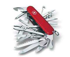 Couteau de poche Victorinox Swiss Champ en rouge avec gravure gratuite - 1.6795 