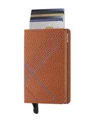 Portefeuille Slimwallet Stitch Linea Caramello de Secrid avec gravure gratuite - SSt-Caramello