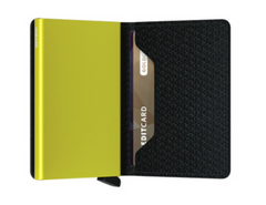 Portefeuille Slimwallet Diamond Black de Secrid avec gravure - SD-Black