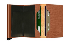 Portefeuille Slimwallet Stitch Linea Caramello de Secrid avec gravure gratuite - SSt-Caramello