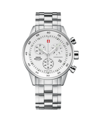 Swiss Military Klassischer Unisex-Uhr Chronograph - SM34005.02