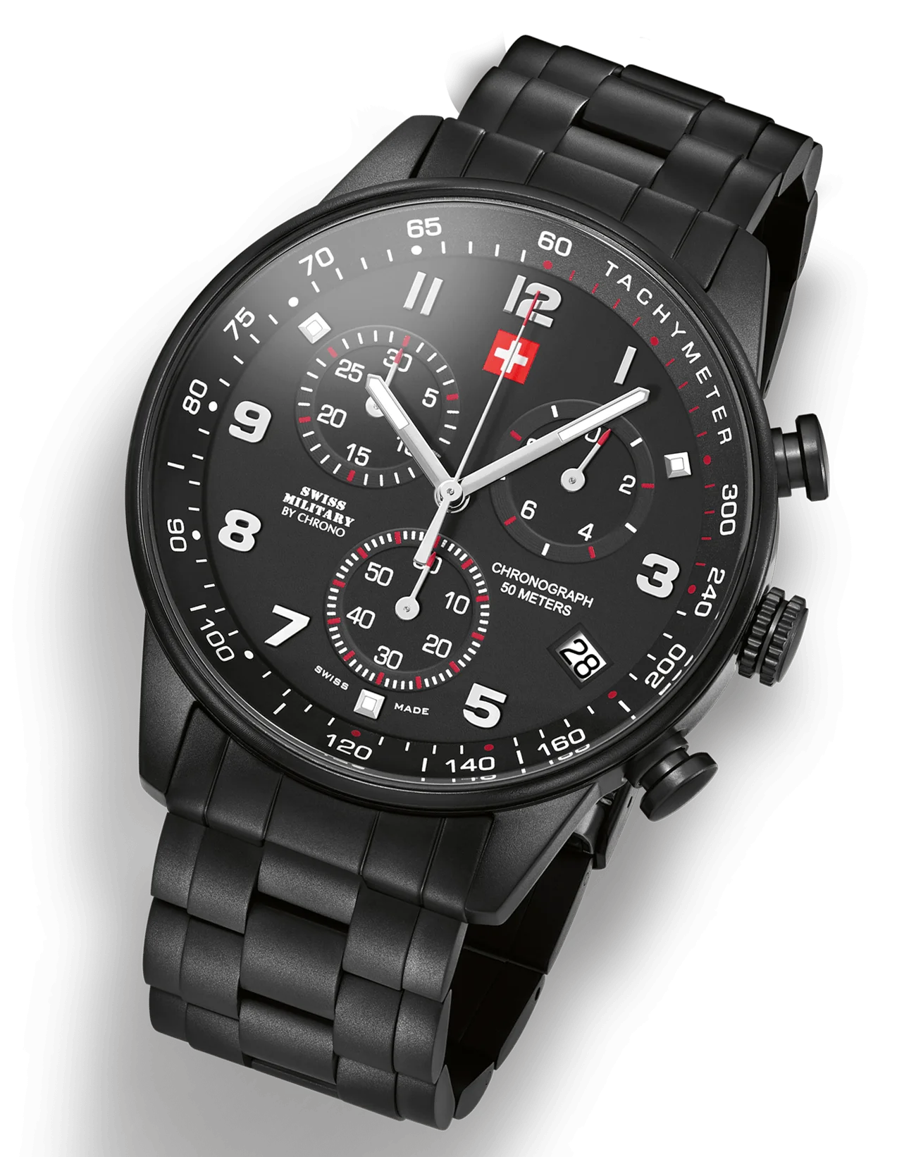 Swiss Military by Chrono Minimalistischer Chronograph Herrenuhr - SM34012.04