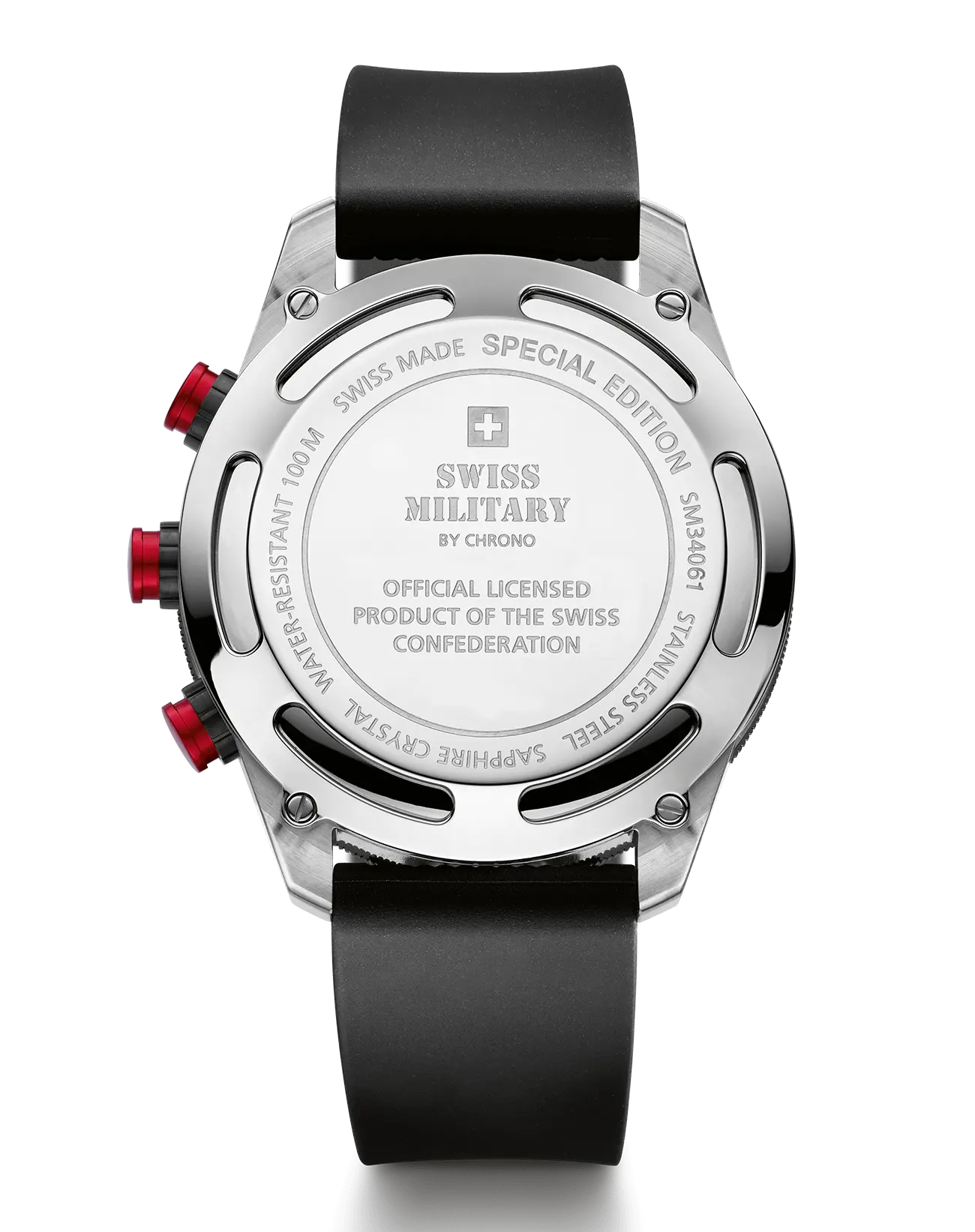Swiss Military by Chrono Quarz Multifunktionaler Outdoor Chronograph Herrenuhr - SM34061.03