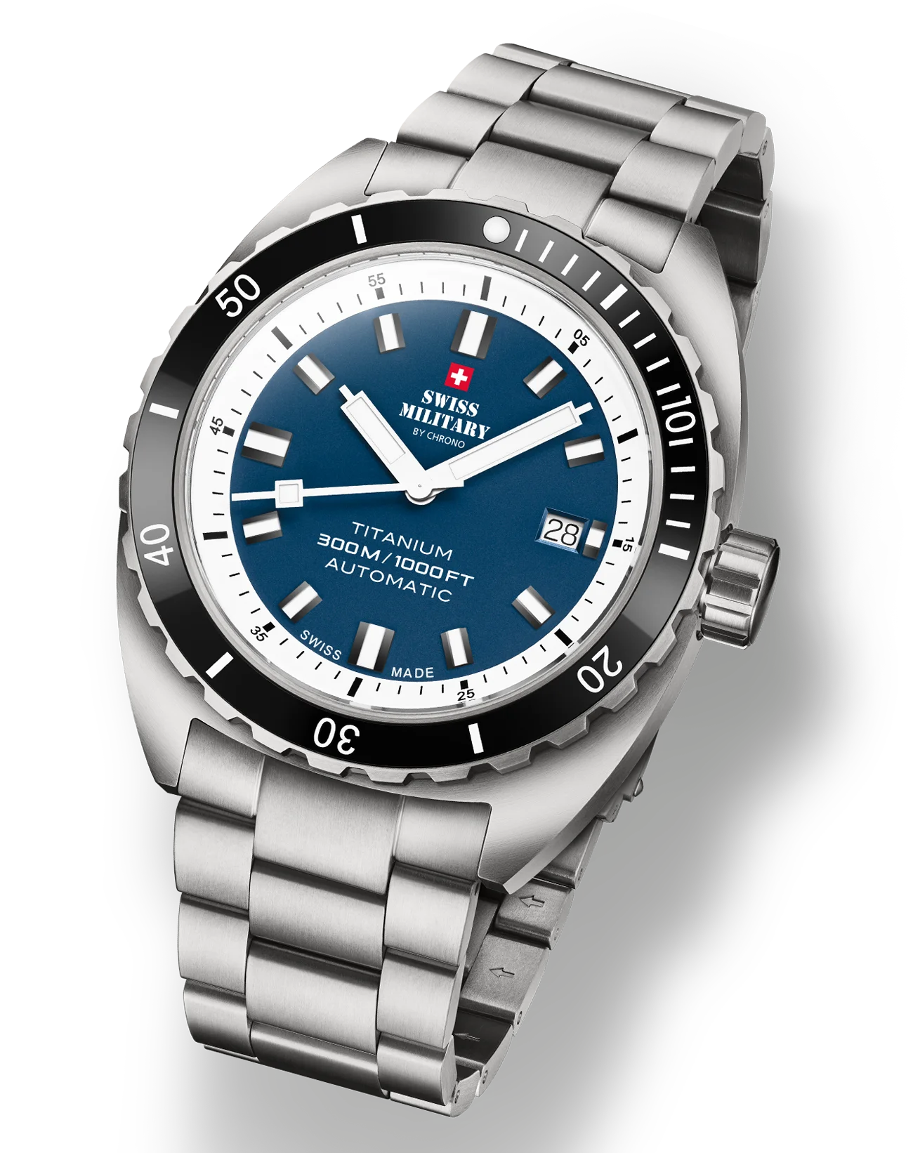 Swiss Military by Chrono Titanium 300 Outdoor-Uhr für Herren - SMA34100.03