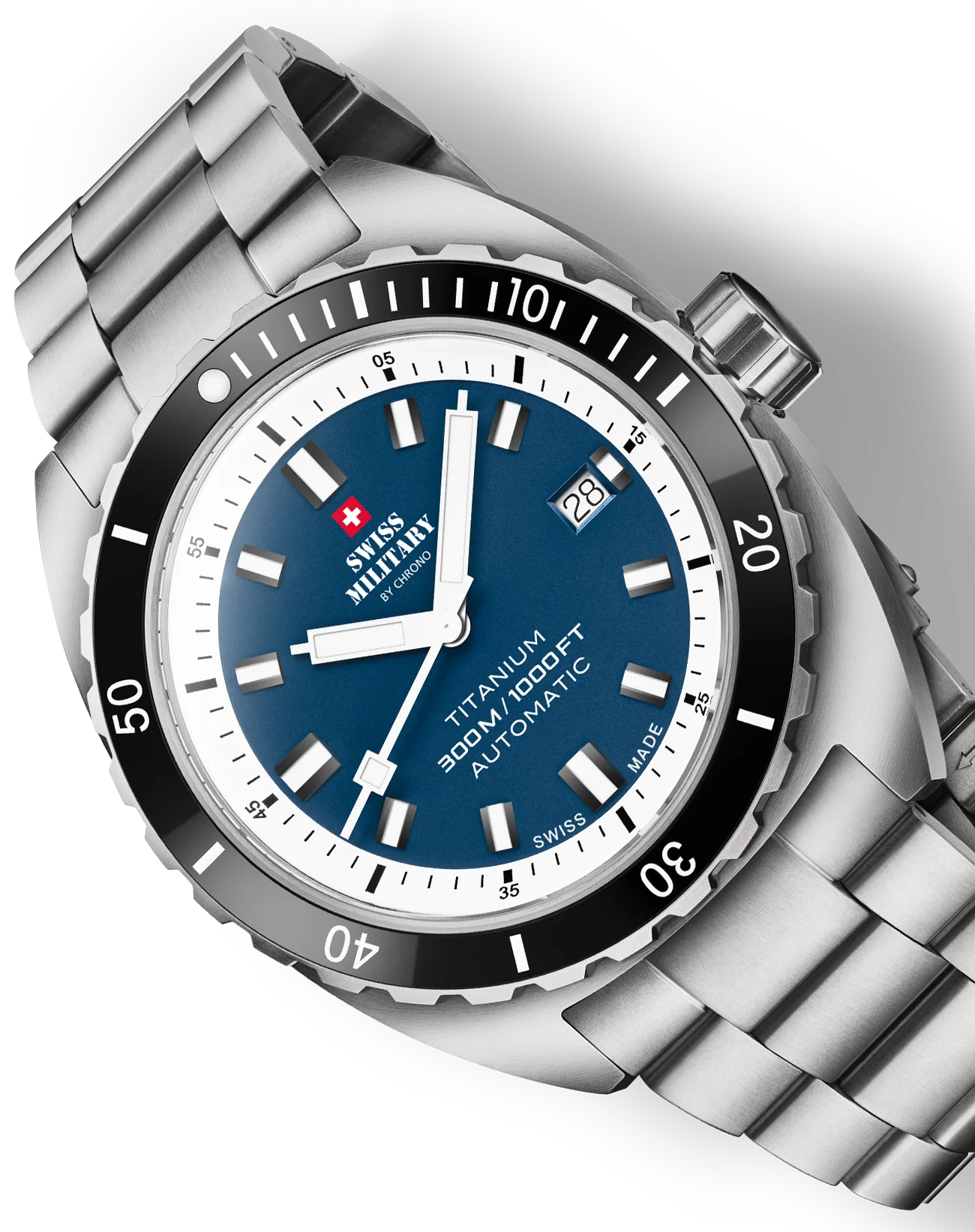 Swiss Military by Chrono Titanium 300 Outdoor-Uhr für Herren - SMA34100.03