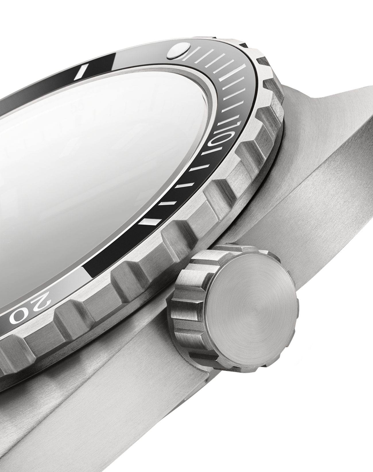 Swiss Military by Chrono Titanuhr mit Sportlichem Schwarzem Kautschukarmband für Männer