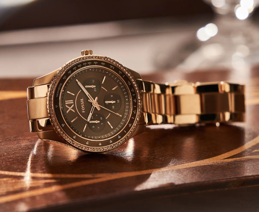 Fossil Stella Sport Damenuhr in Rose - ES5109