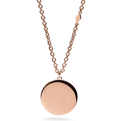 Collier Fossil en or rose - JF02747791