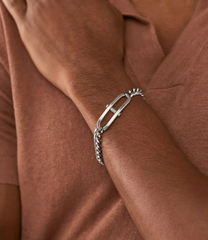 Bracelet Fossil Heritage D-Link pour homme - JF04468040