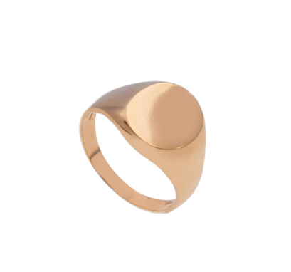 Herrenring in 750/18 Karat Gold in Gelbgold für Männer - 196443