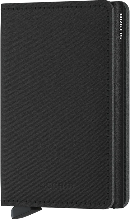 Secrid Slimwallet Yard Powder Black mit Gravur - SYp-Black