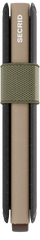 Portefeuille à bande Secrid LIBA Black-Olive avec gravure - BLi-Black-Olive