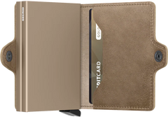 Secrid Twinwallet Vintage Taupe mit Gravur - TV-Taupe