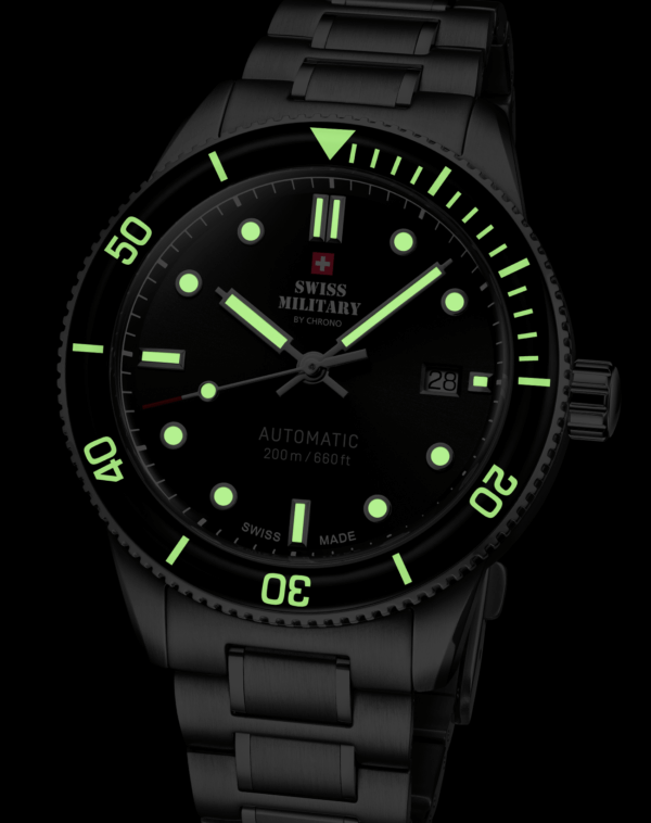 Swiss Military Automatik Taucheruhr für Herren - SMA34106.01