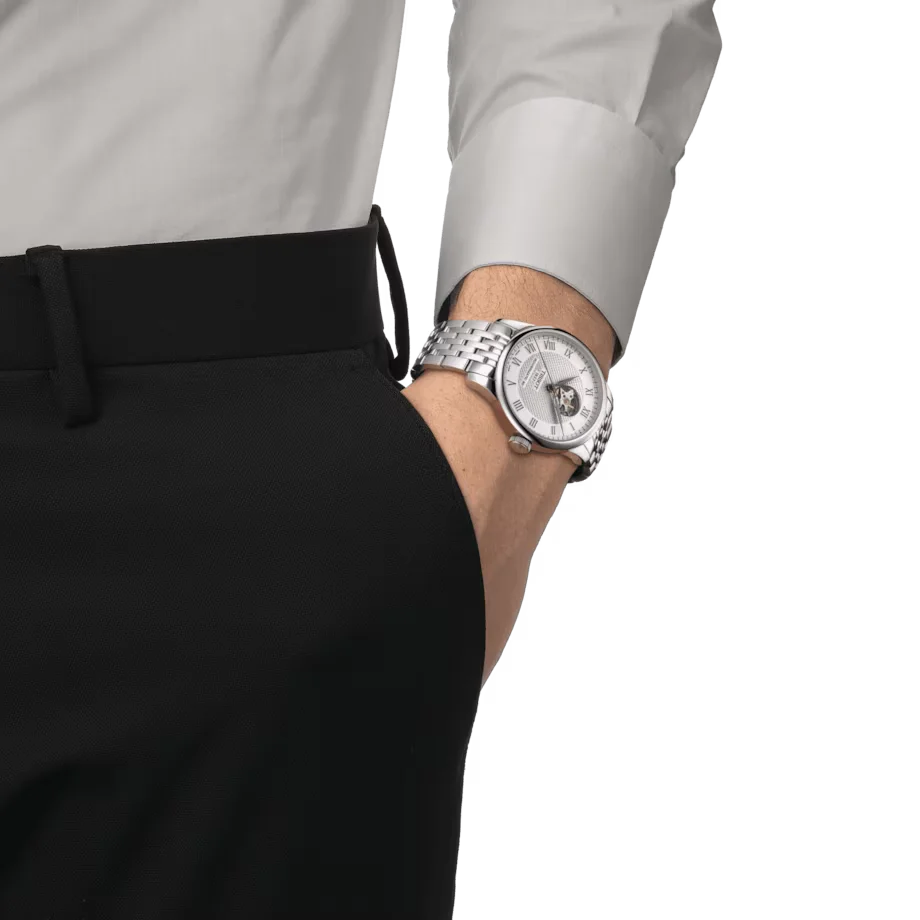 Tissot Le Locle Powermatic 80 Open Heart Herrenuhr - T006.407.11.033.02